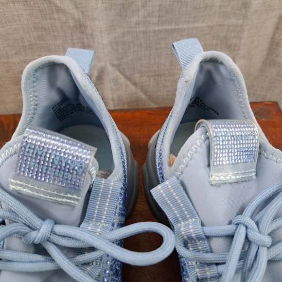 Steve Madden Maxima Lace Up Sneakers Boyfriend Chunky Platform Blue Sz 10 - Picture 8 of 11